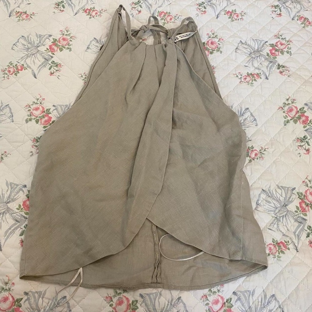NWT Zara linen top